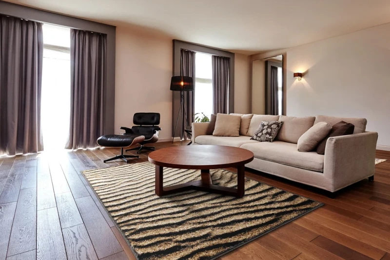 Dywan syntetyczny FD Avanti Jurata czarny aranżacja