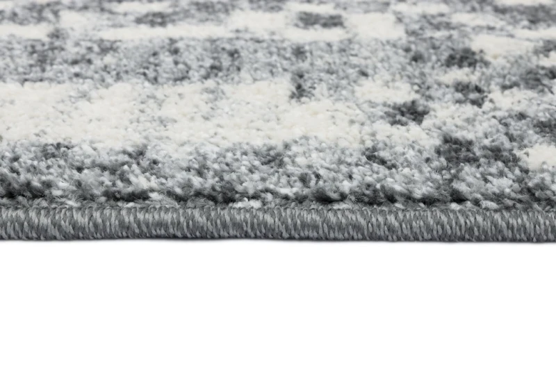 Dywan syntetyczny FD Avanti Kraft szary obszycie i runo