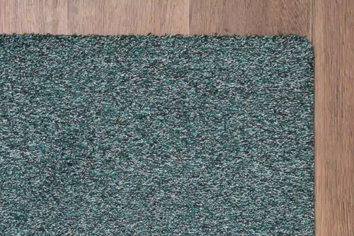 Wycieraczka bawełniana zielona podgumowana