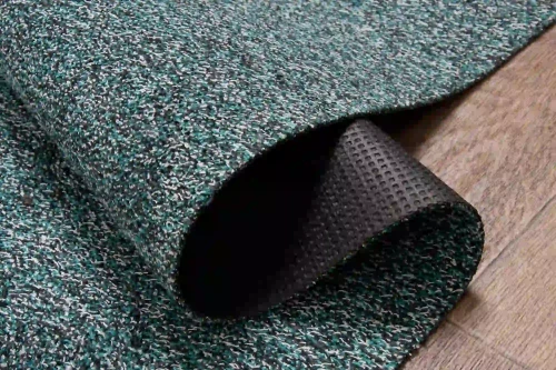 Wycieraczka bawełniana podgumowana zielona