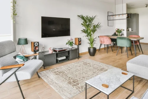 Dywan nowoczesny FD Soft Sawo P beż  aranżacja