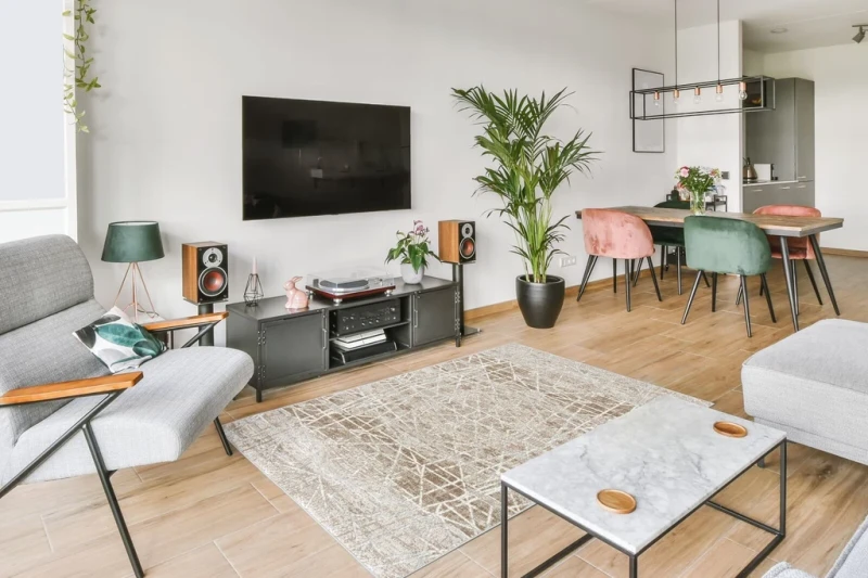 Dywan nowoczesny FD Soft Sawo P beż  aranżacja