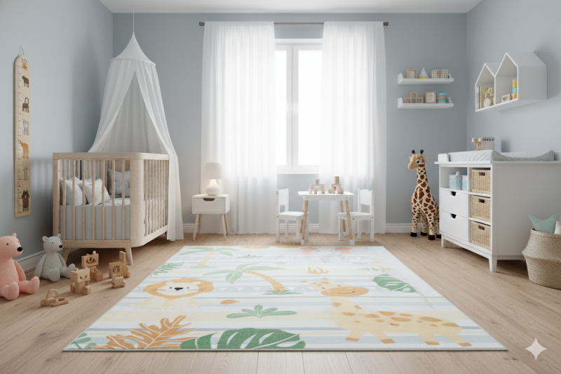 Dywan dziecięcy 2409024D-1 Kids w pokoju dziecka