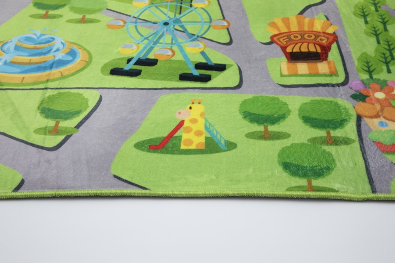 Dywan dziecięcy 2406602 Kids miasteczko, ulice - brzeg