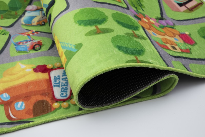 Dywan dziecięcy 2406602 Kids miasteczko, ulice - bok