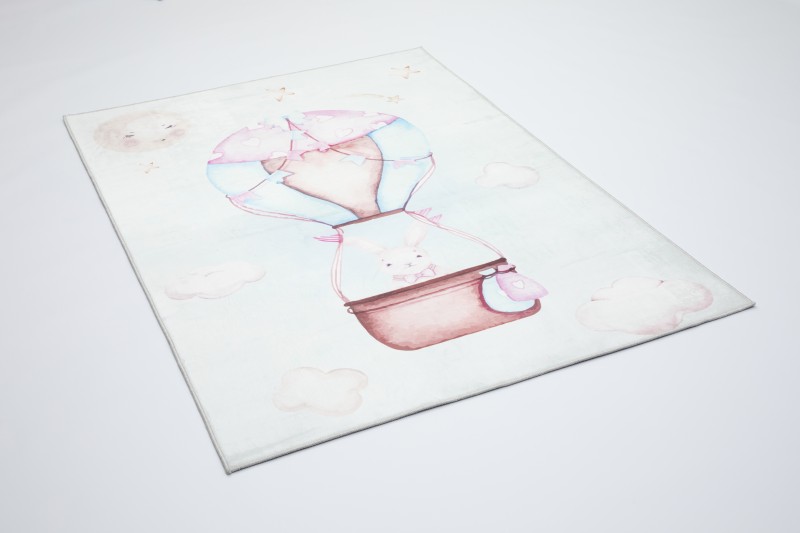 Dywan dziecięcy 2403177N Kids lot balonem - rzut ukośny