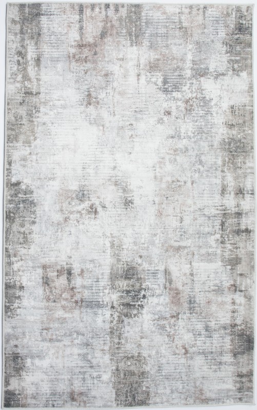 Dywan vintage 2406587-2 Venezia Print szaro-beżowy