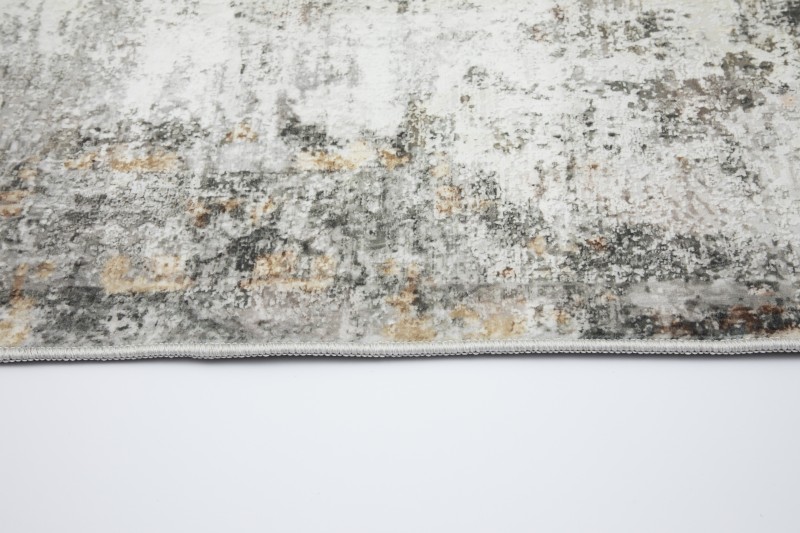 Dywan vintage 2406735 Venezia Print szaro-brązowy - brzeg