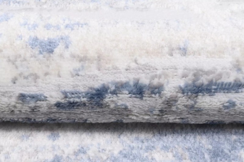 Dywan przecierany Sky Q168B jasno szary - struktura runa