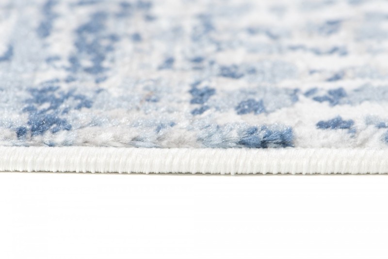 Dywan nowoczesny Sky Q177A szaro-niebieski - brzeg