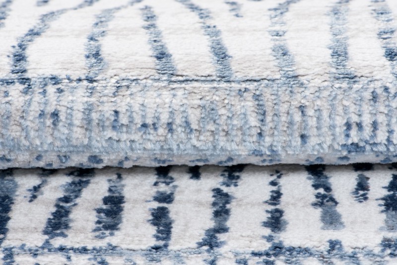 Dywan Sky Q177A szaro-niebieski - struktura runa