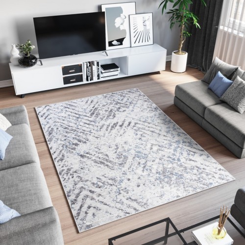 Dywan nowoczesny vintage Sky Q178B szary do salonu