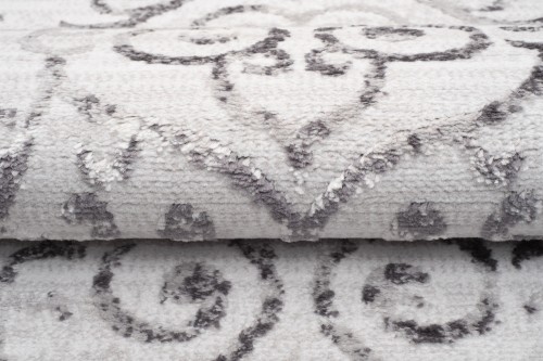 Dywan nowoczesny Sky EZM FM32A szary - struktura 3d