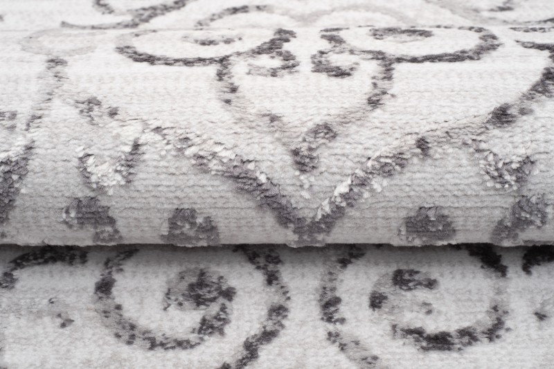 Dywan nowoczesny Sky EZM FM32A szary - struktura 3d