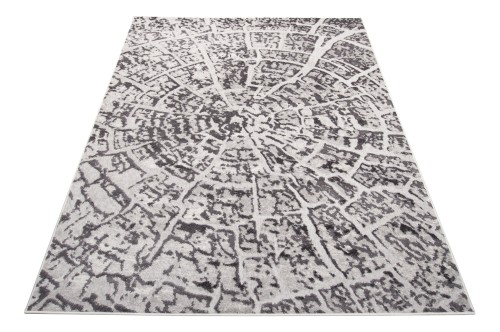 Dywan nowoczesny Sky EZM FM31D szary - rzut ukośny