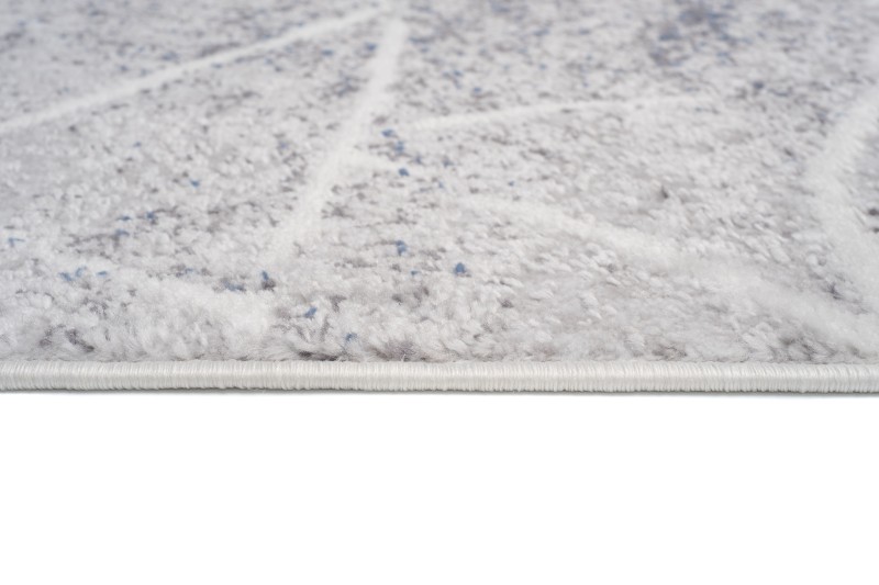 Dywan nowoczesny Sky EZM FM30A szaro-niebieski - brzeg