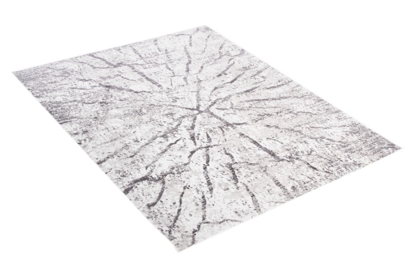 Dywan nowoczesny Sky EZM pień FM28A szary - rzut z boku