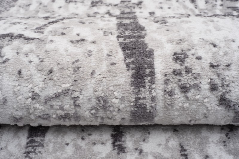 Dywan nowoczesny Sky EZM pień FM28A szary - struktura 3d