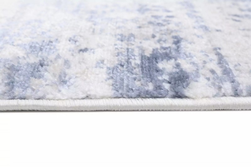 Dywan nowoczesny Sky Q100A kremowo-niebieski - brzeg