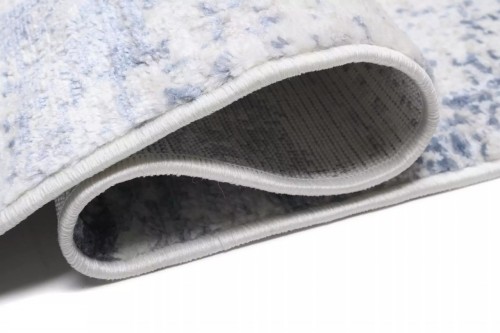 Dywan nowoczesny Sky Q100A kremowo-niebieski - bok