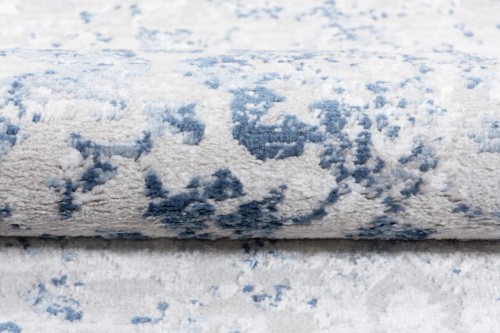 Dywan trdycyjny Sky EZM Q181A szaro-niebieski - struktura runa