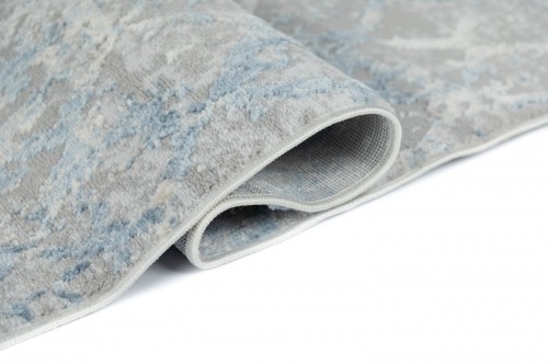 Dywan vintage Sky S283C szaro-granatowy - brzeg