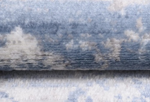 Dywan nowoczesny Sky S305A kremowo-niebieski - runo