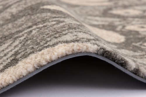 Dywan wełniany Agnella Tempo Natural Nocturne beżowo-szary - spód