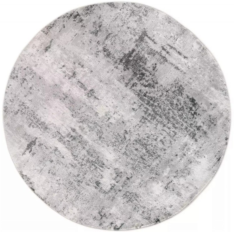 Dywan okrągły vintage DO77B Sky szary