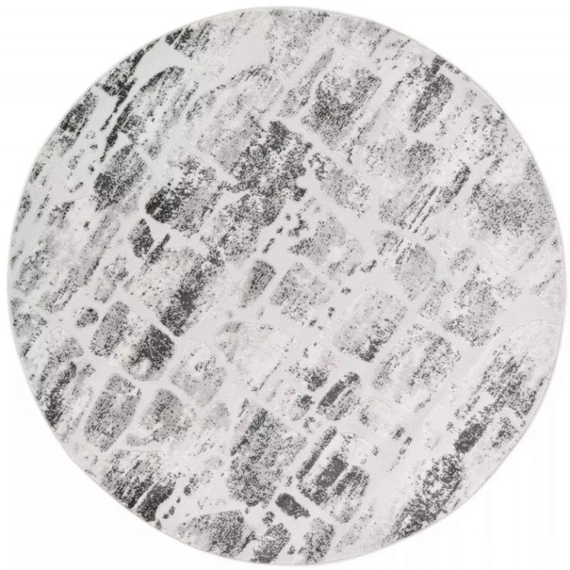 Dywan okrągły nowoczesny Sky FM29F szary