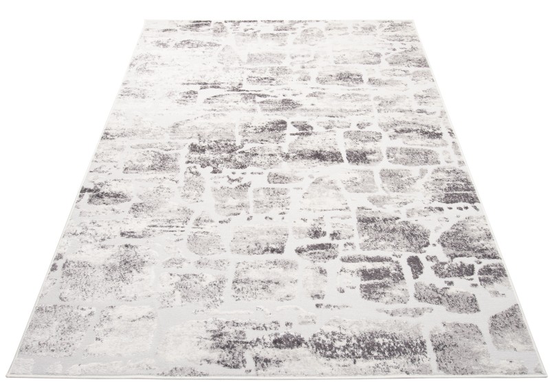Dywan nowoczesny Sky EZM FM29F szary - rzut ukośny