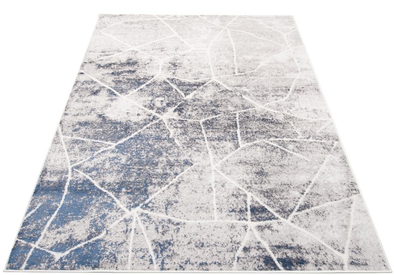 Dywan nowoczesny Sky EZM FM30A szary - rzut ukośny