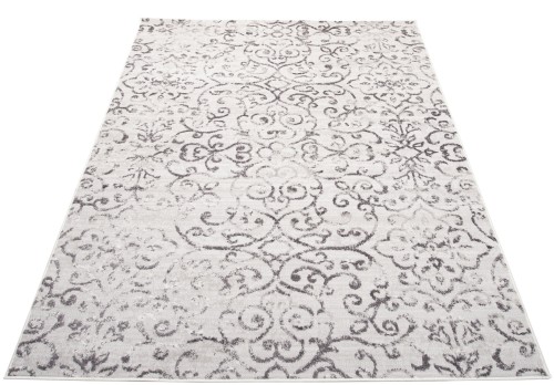 Dywan nowoczesny Sky EZM FM32A szary - rzut ukośny