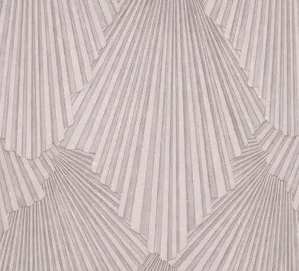 Tapeta art deco pudrowy róż z motywem wachlarzy Marburg 35848 Papis Loveday Icon.wepb