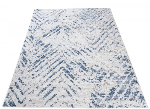 Dywan vintage Sky Q178A szaro-niebieski - rzut ukośny