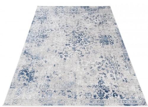 Dywan tradycyjny Sky EZM Q181A szaro-niebieski - rzut ukośny