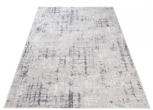 Dywan nowoczesny Sky S284E szary - rzut ukośny