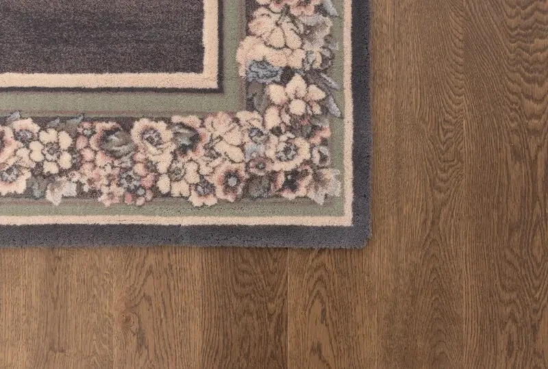 Róg dywanu wełnianego Agnella Agnus Peony wrzosowy