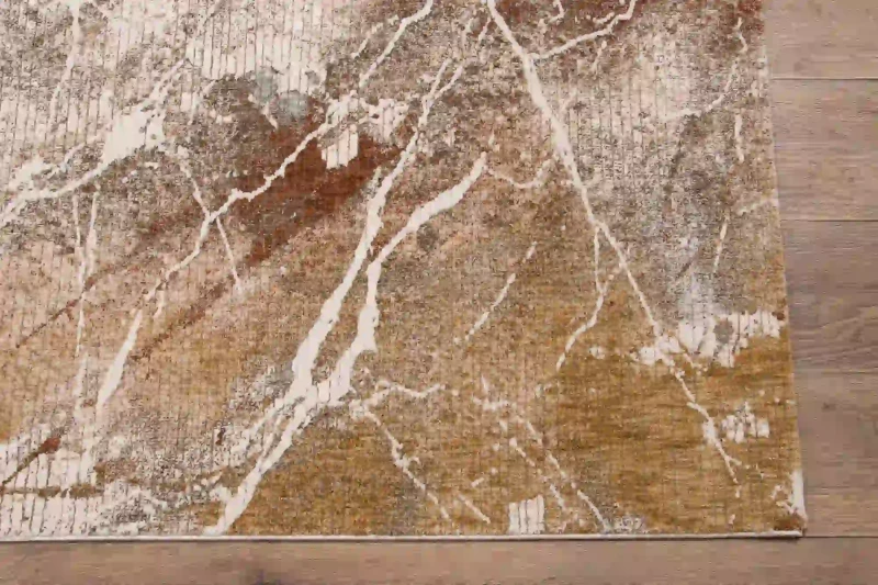 Dywan nowoczesny marmur Tender 18000 beżowo-kremowy - róg