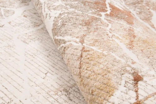 Dywan nowoczesny marmur Tender 18000 beżowo-kremowy - runo