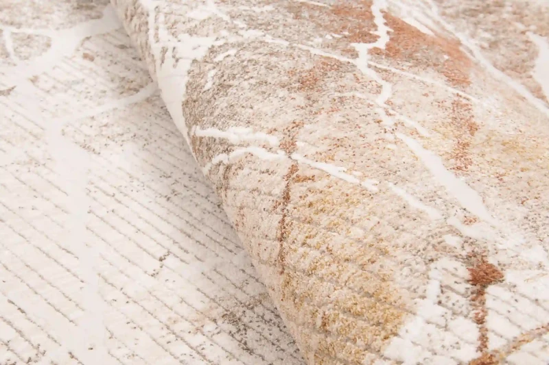 Dywan nowoczesny marmur Tender 18000 beżowo-kremowy - runo