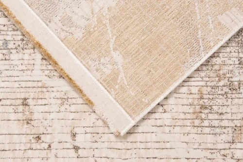 Dywan nowoczesny marmur Tender 18000 beżowo-kremowy - spód