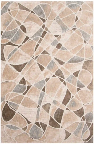 Dywan nowoczesny abstrakcja Tender 18007 beżowo-niebieski