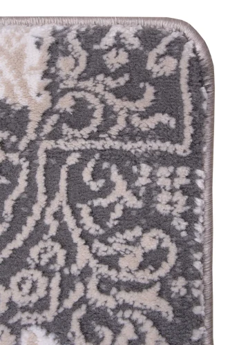 Dywan nowoczesny rozeta Galya GAK11C szaro-brązowy - runo 3d