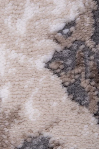 Dywan nowoczesny rozeta Galya GAK11C szaro-brązowy - runo