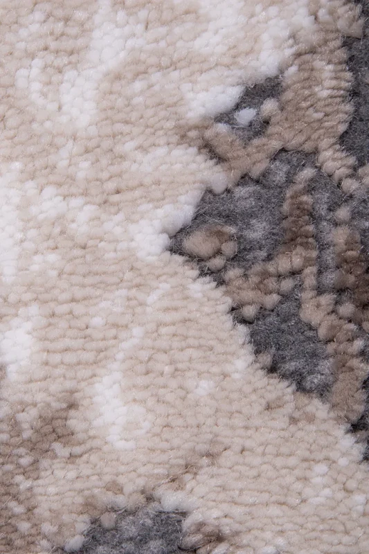 Dywan nowoczesny rozeta Galya GAK11C szaro-brązowy - runo