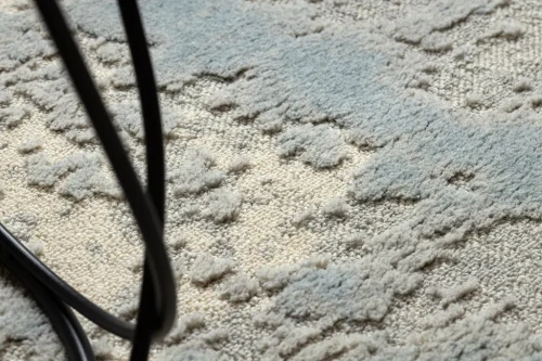 Dywan wełniany Flux 461.2.AE500 krem / niebieski struktura 3d