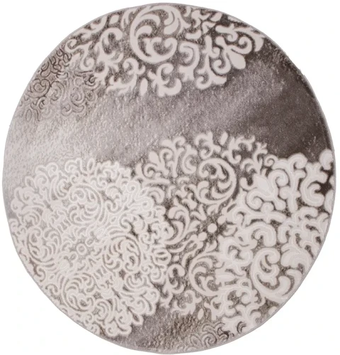 Dywan okrągły nowoczesny Galya K3727A brązowy