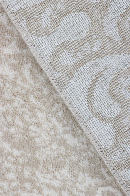 Dywan nowoczesny Galya K3732A kremowo-brązowy - spód