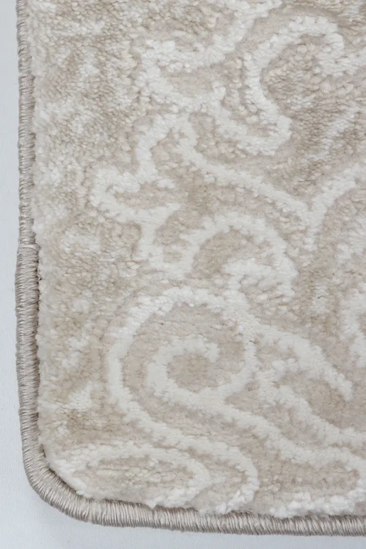 Dywan nowoczesny Galya K3732A kremowo-brązowy - róg